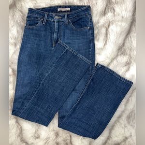 Levi’s, 725 High rise bootcut. Size 25.